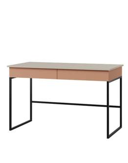 Biurko z szufladami dla dziecka młodzieżowe 125 cm (Lorin 10 kaszmir/alpaca)