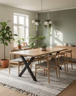 Stôl Bjorn (Nat 180 cm) – prírodný dub