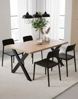 Stôl Bjorn (Nat 140 cm) – prírodný dub