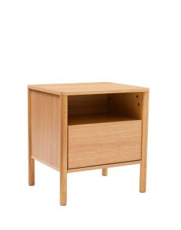 Szafka nocna Blair (NS01), 50 cm, naturalny dąb