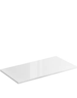 Blat łazienkowy 60 cm biały połysk (CAPRI WHITE 890 FSC)