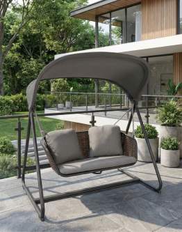 Huśtawka ogrodowa podwójna Borneo