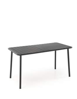 Zahradní stůl Bosco, obdélníkový, černý