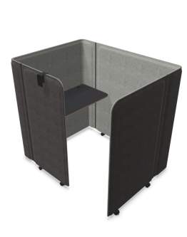 Zvukovo izolačná stena Brainy Felt Grey