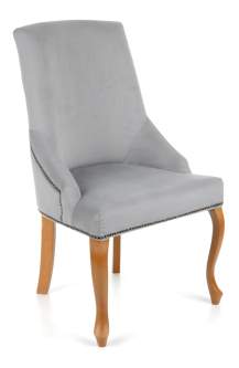 Křeslo Alexis 2 s cvočky, nohy Ludík