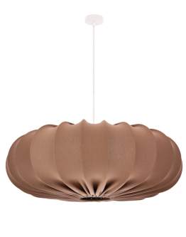 Lampa wisząca z brązowym abażurem 66 cm Cafee (31-39248)