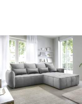 Narożnik Campo z funkcją spania i pojemnikiem, nowoczesny design