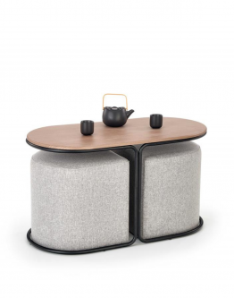 Stolek s taburety Pampa