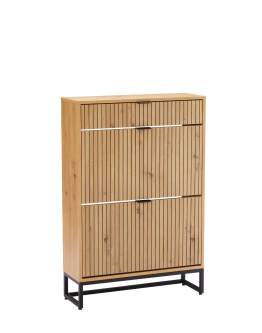 Dulap de pantofi Claro, stejar artizanal (72 cm)