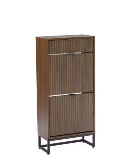 Dulap de pantofi Claro, stejar fumuriu (50 cm)