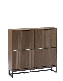 Dulap de pantofi Claro, stejar fumuriu (100 cm)