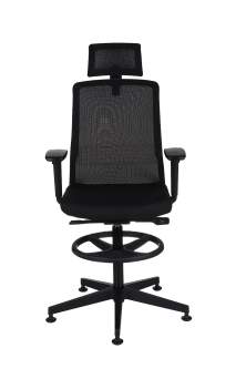 Krzesło Coco BS HD Black RB R1 N01 (2939) - OUTLET