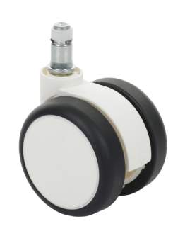 Kółka miękkie białe 60 mm (5 szt.)