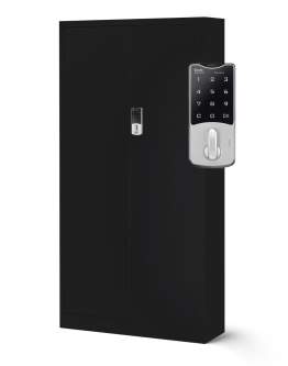 Szafa biurowa DANIEL szyfrowany zamek: czarna (1819)
