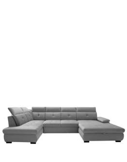 Duży narożnik U z funkcją spania i pojemnikiem na pościel Wind I