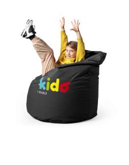 Pufa dla dziecka Kido by Diablo: czarna (1454)