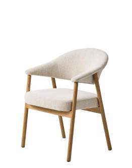 Scaun tip fotoliu Elk, stejar scandinav