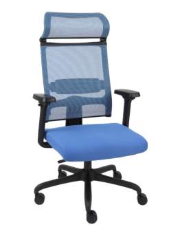 Fotel Ergofix TM03 Niebieski