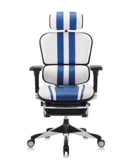 Fotel Ergohuman G-Racer Blue