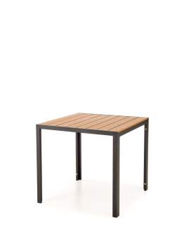 Malý zahradní stůl Fierro 80x80 cm, hliníkový