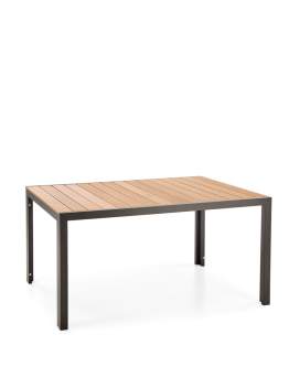 Obdélníkový zahradní stůl Fierro 150x90 cm, hliníkový