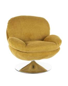 Fotel Obrotowy Brigitte Brego - Curry