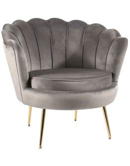 Fotel Camellia 1 Velvet Szary