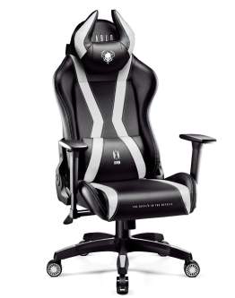 Fotel gamingowy Diablo X-Horn 2.0 King Size czarno-biały (854)