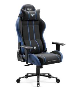 Fotel gamingowy materiałowy Diablo X-One Normal: Night Blue (1614)