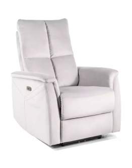 Fotel masujący z podgrzewaniem Neptun M Jasny Szary Bluvel 03