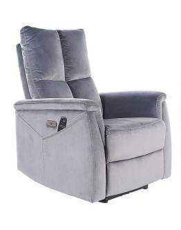 Fotel masujący z podgrzewaniem Neptun M Szary Bluvel 14