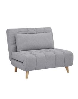 Fotoliu extensibil Billy gri