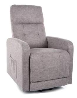 Fotel rozkładany Otus II Brego Szary