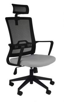 Fotel Speed BS HD Czarno/ Szary