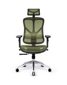 Scaun ergonomic Diablo V-Basic: negru-verde