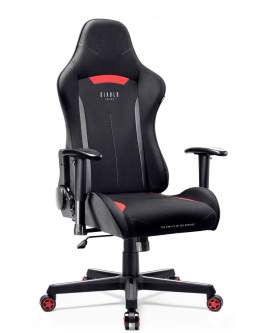 Scaun de gaming Diablo X-Starter: negru-roșu