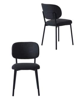 Krzesło do jadalni Fowler, ciemnoszare (51890000)