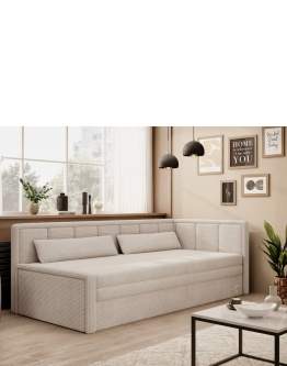 Kanapa Fulgeo z funkcją spania i pojemnikiem