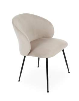 Scaun Ganta Black gri deschis