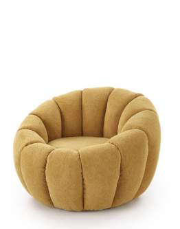 Fotel wypoczynkowy Gaspar 2, musztardowy