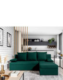 Rohová rozkladacia sedacia súprava Gino