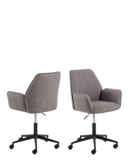 Krzesło biurowe Glenda z podłokietnikami, regulowane i obrotowe (108501)
