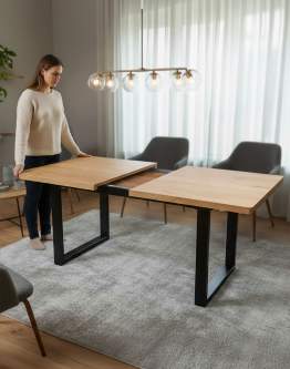 Rozkladací stôl Grand Plus, divoký dub