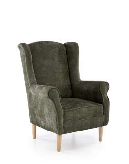 Fotel wypoczynkowy Hermes, oliwkowy