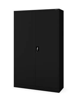Dulap metalic Jan II negru (115x185 cm)