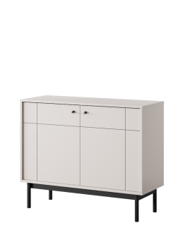 Komoda dwudrzwiowa Japandi (K104), kaszmir