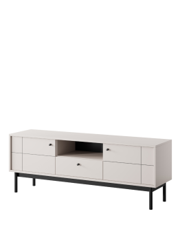 Szafka pod telewizor Japandi (RTV154), kaszmir