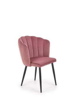 Krzesło do jadalni różowe K386