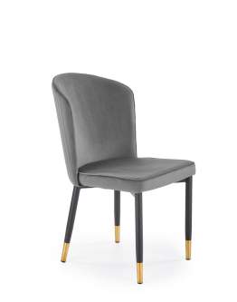 Jídelní židle K446, samet šedá