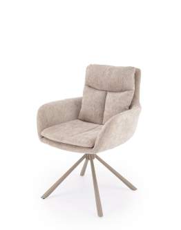 Krzesło obrotowe K495, beżowe, kaszmir